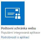Aplikace - Poštovní schránka webu
